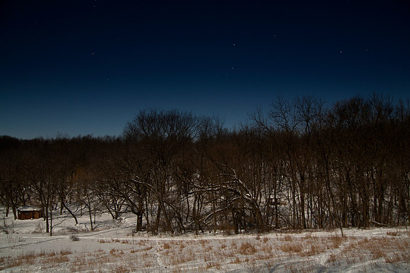 Chapel Under the Light of the Full Moon