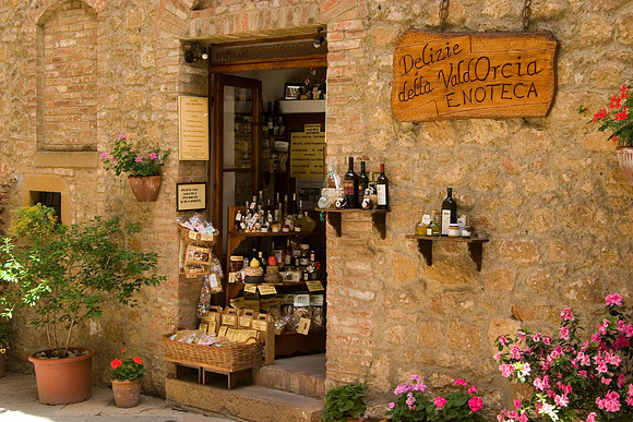 Store Entrance, Pienza, Italy