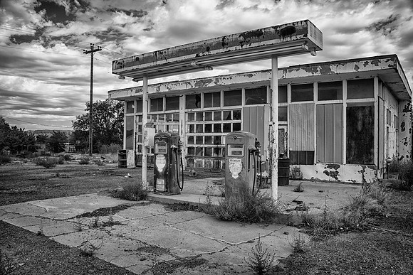 Abandoned Gas Station, Central UT