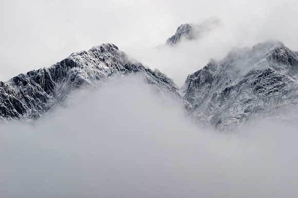 Snowstorm, Banff National Park, Alberta, Canada