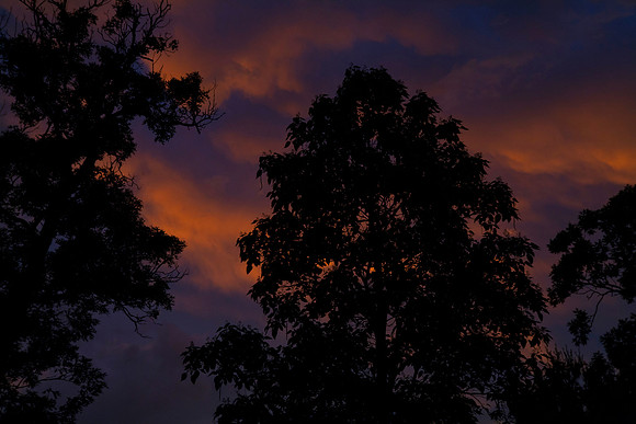 Mammatus Clouds at Sunset, St. Charles, IL