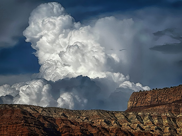 Clouds OVer Apache Creek. NM