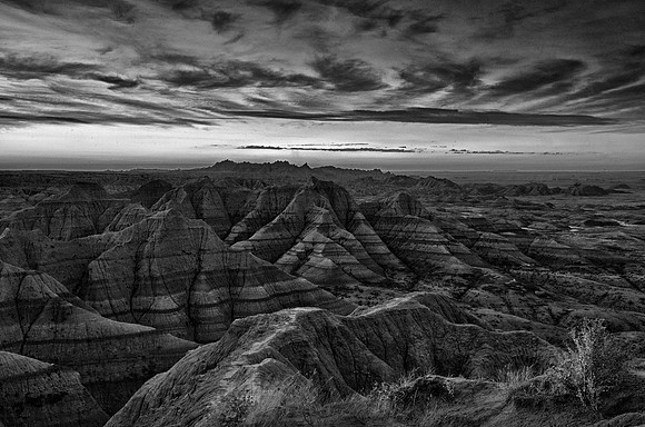 Sunrise at Panoramic Point, Badlands National Park, SD
