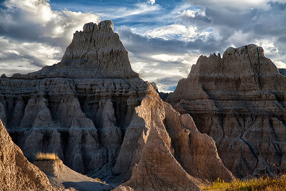 North Facing Peaks, Badlands National Park, SD