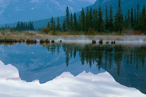 Mountain Reflections, Banff National Park, Alberta, Canada
