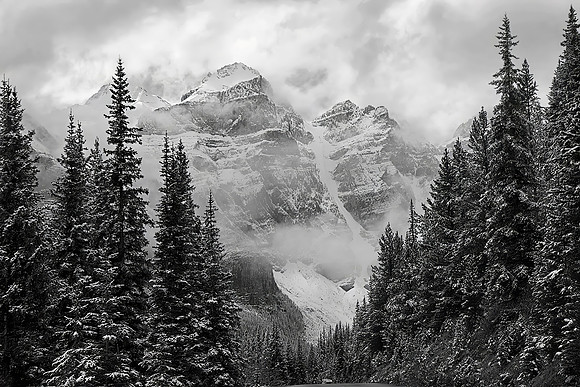 First Snow of the Season, Banff National Park, Alberta, Canada