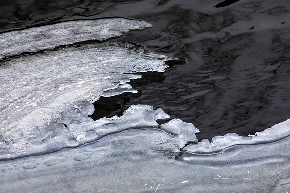 Ice, DuPage River, Winter, Morton Arboretum, Lisle, IL