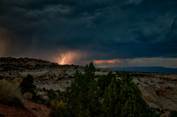 Lightning Strike Near Escalante, UT