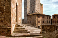 Steps and Towers, San Gimignano, Italy