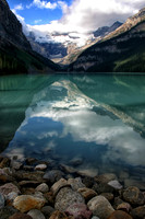Lake Louise Shoreline, Banff National Park, Alberta, Canada