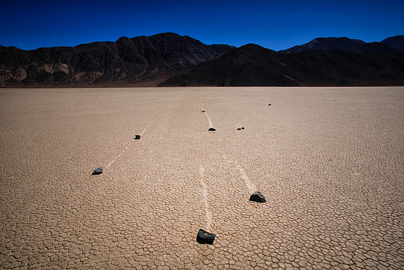 Moving Rocks, The Racetrack, Death Valley National Park, CA