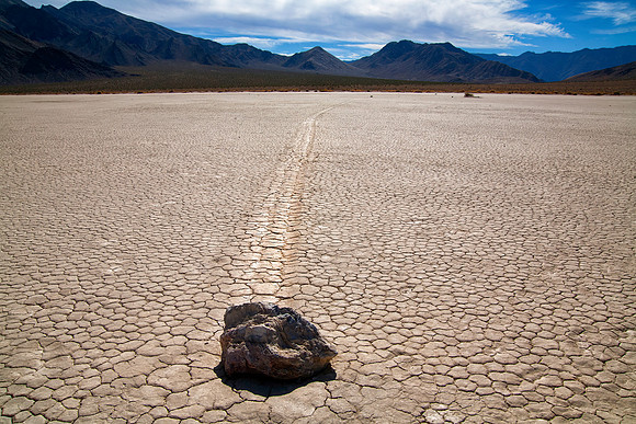 Moving Rock, Death Valley National Park, CA