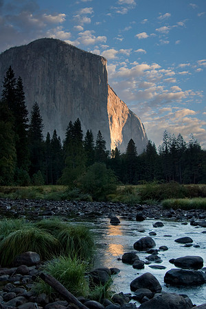 El Capitan and Merced River, Yosemite National Park, CA