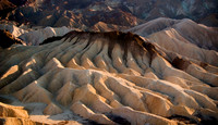 Hot Fudge Mountain at Sunrise, Zabriske Point, Death Valley National Park, CA