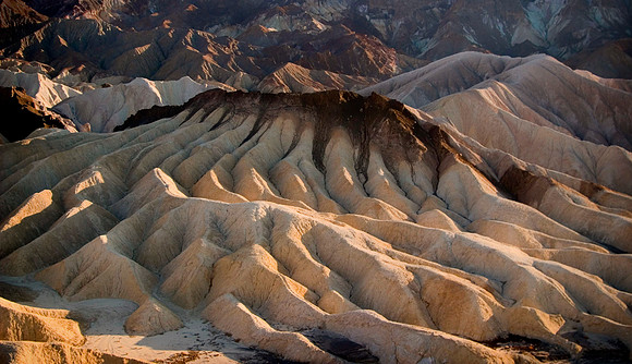 Hot Fudge Mountain at Sunrise, Zabriske Point, Death Valley National Park, CA