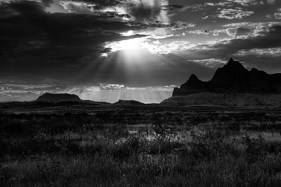 Sunset, Badlands National Park, SD