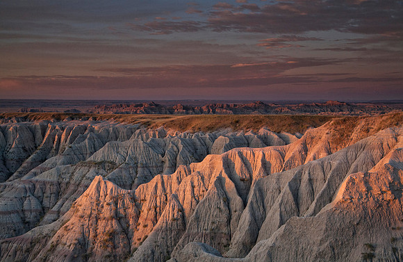 Sunrise, Badlands National Park, SD (September 16, 2015, 6:37am)