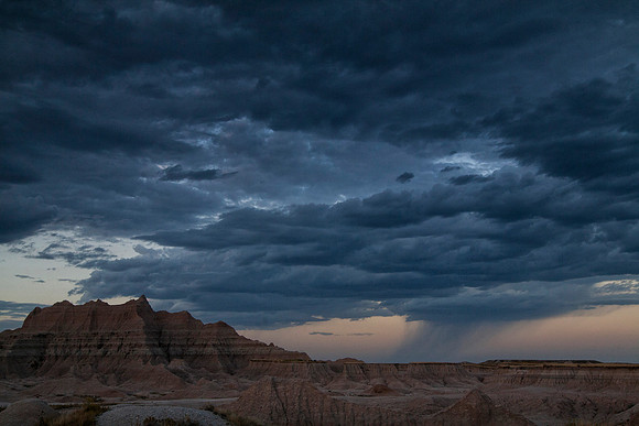 Prairie Storms, Badlands National Park, SD (September 16, 2015, 6:49pm)