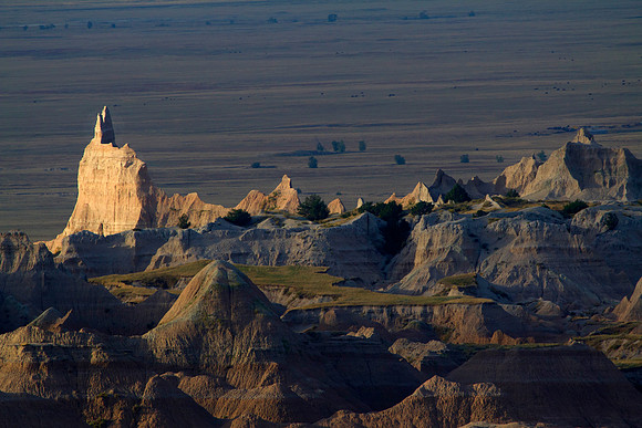 Sunrise Over Conata Basin, Badlands National Park, SD (September 16, 2015, 8:47am))
