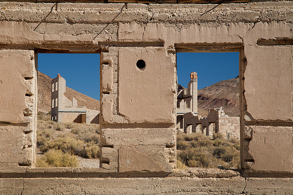 Windows of Time, Schoolhouse, Rhyolite, NV
