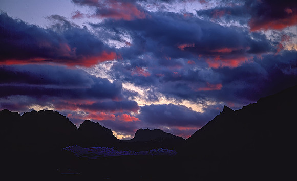 Parting Sky, Many Glacier, Glacier National Park, MT