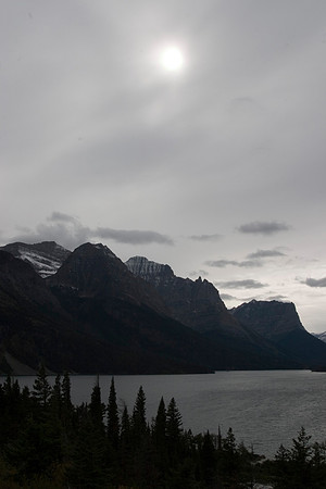 Sky Silhouette, Lake St. Mary, Glacier National Park, MT