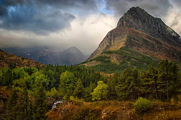Afternoon Storm, Many Glacier, Glacier National Park, MT