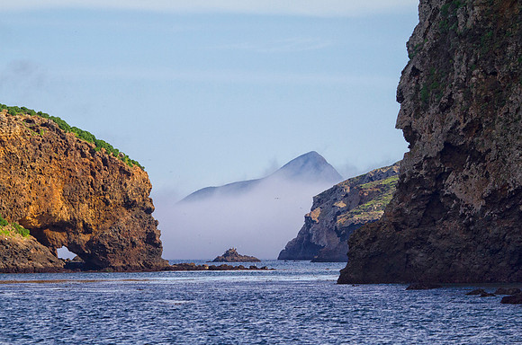 Cliffs and Sea Stack, Channel Islands National Park, CA
