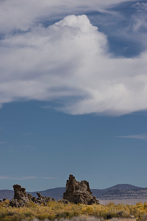 Clouds Over Tufa Formation, Mono Lake, CA