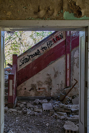 Stairway to Heaven, San Haven Sanitarium, Dunseith, ND