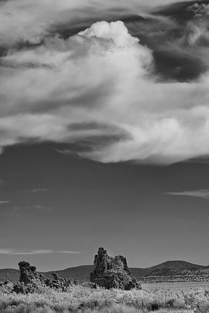 Clouds Over Tufa Formation, Mono Lake, CA