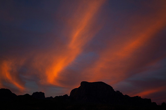 Sunrise, Big Bend National Park, TX (February 14, 2016, 6:42 am)