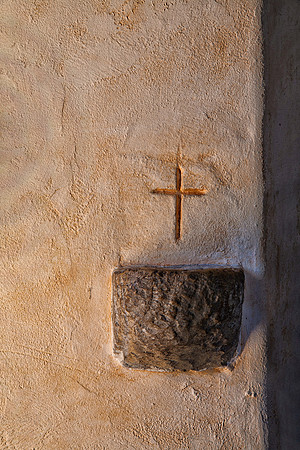 Holy Water Font, San Antonio Missions National Historic Park, San Antonio, TX (February 12, 2016, 10:29 am)