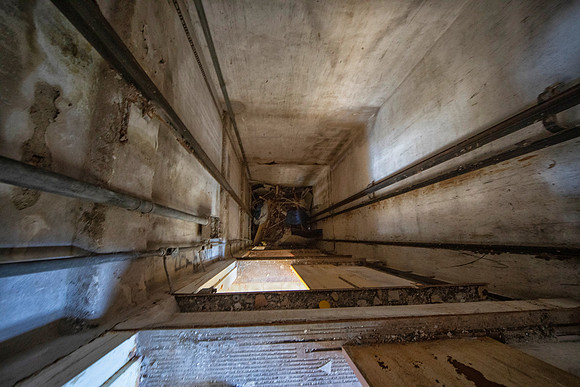 Elevator Shaft, San Haven Sanitarium, Dunseith, ND