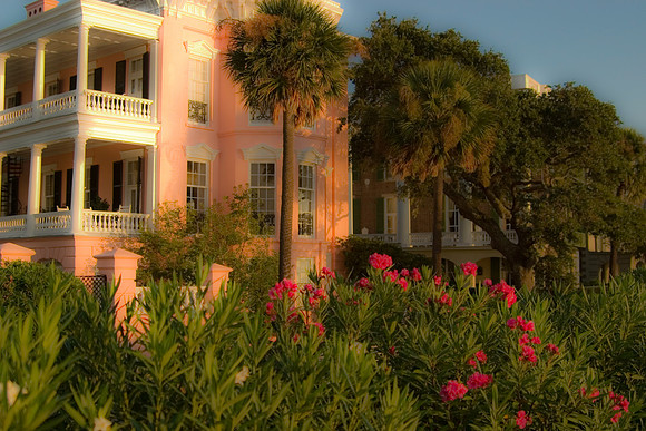 Rainbow Row, The Battery, Charleston, SC