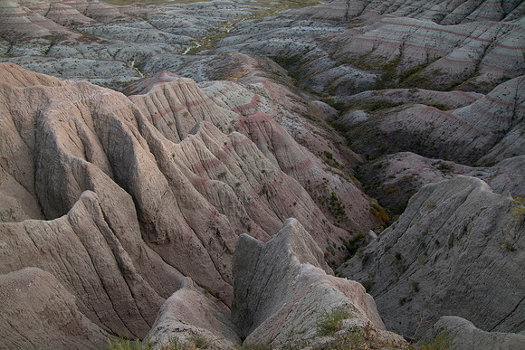 Dusk, Big Badlands Overlook, Badlands National Park, SD