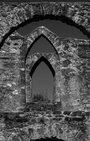 Gothic Lancet Arches, Mission San José, San Antonio Missions National Historic Park, San Antonio, TX