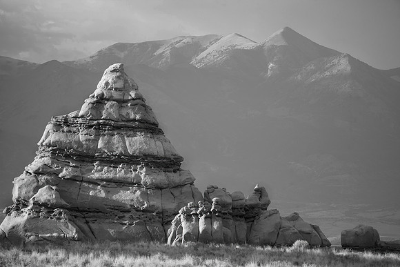 The Pyramid and Henry Mountains, Hanksville, UT