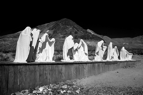 Ghostly Last Supper, Rhyolite, NV