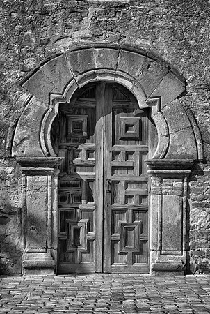 Door, Mission Espada, San Antonio Missions National Historic Park, TX