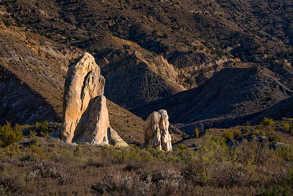 Free Standing Monoliths, Grand Staircase Escalante National Monument, UT (September 17, 2016 6:02 pm)