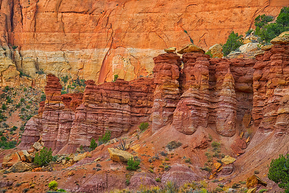 Pastel Pillars, Capitol Reef Naitonal Park, UT (September 13, 2016, 1:43 pm)