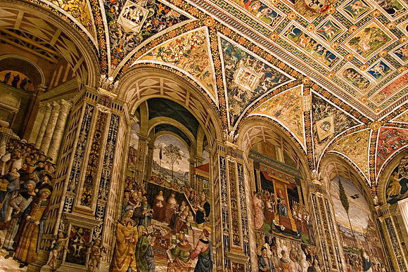 Libreria Piccolomini Ceiling, Duomo S. Maria Assunta, Siena, Italy