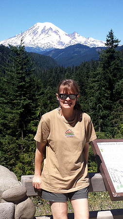 Sheryl at Mt. Rainier, WA (2017)