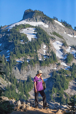 Sheryl, Lakes Trail Loop, Mt. Rainier National Park, WA (2017)