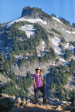 Sheryl, Lakes Trail Loop, Mt. Rainier National Park, WA (2017)