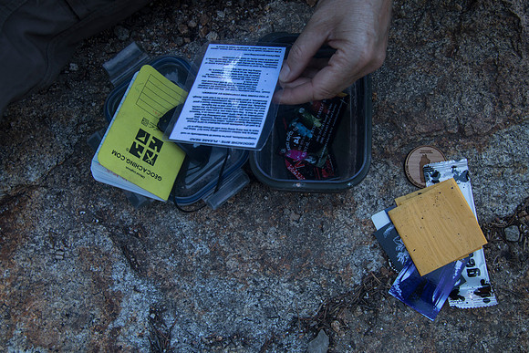 Geocache, Washington Pass, North Cascades National Park, WA (2017)