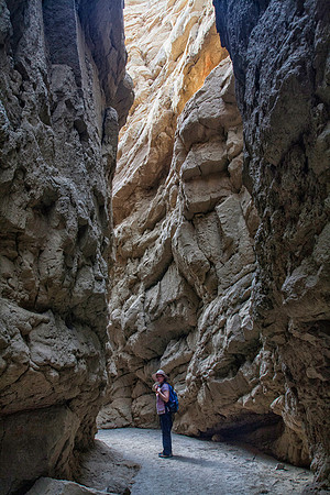 Sheryl Hiking The Slot, Anza Borrego Desert State Park, CA (2017)