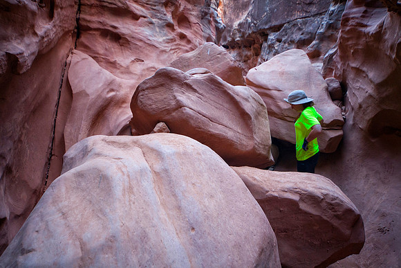 Finding a Way, Little Wildhorse Slot Canyon, UT (2016)