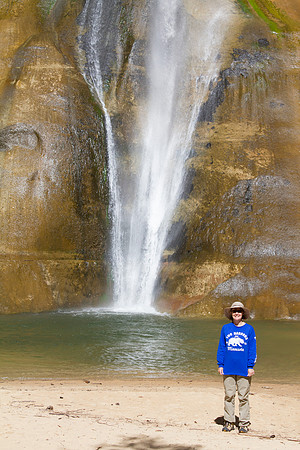 Sheryl at Lower Calf Creek Falls, Grand Staircase Escalante, UT (2016)